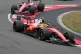 Ferrari driver Lewis Hamilton of Britain steers his car ahead of teammate Charles Leclerc of Monaco during the Chinese Formula One Grand Prix race at the Shanghai International Circuit, in Shanghai, China, March 15, 2026