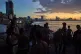 People watch the sunset from the Malecon during a blackout in Havana, March 16, 2026