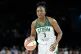 Seattle Storm forward Nneka Ogwumike (3) plays against the Las Vegas Aces in Game 2 of a WNBA basketball first-round playoff game, September 24, 2024, in Las Vegas