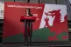 Labour First Minister of Wales Baroness Eluned Morgan addresses an audience of members and candidates at Newport Market, March 2, 2026