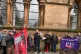 Clydebank TUC members and supporters protest outside West Dumbartonshire Council offices in Dumbarton, March 4, 2026