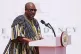 The President of Ghana John Mahama giving a speech, as he attends a durbar with the Duke of Edinburgh at Jubilee House in Accra, Ghana, November 25, 2025