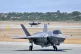 An F-35 arriving back at RAF Akrotiri in Cyprus, June 2019