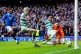 Celtic's Reo Hatate (second right) scores his sides second goal during the William Hill Premiership match at Ibrox Stadium, Glasgow, March 1, 2026