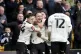 Port Vale's Ben Waine celebrates with his teammates after scoring his side's first goal of the game during the Emirates FA Cup fifth round match at Vale Park, Stoke on Trent, March 8, 2026