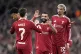 Liverpool's Mohamed Salah (centre) celebrates scoring their side's fourth goal of the game during the UEFA Champions League round of sixteen, second leg match at Anfield, Liverpool. Picture date: Wednesday March 18, 2026.