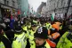 People taking part in a national march for Palestine on Whitehall in central London, January 18, 2025