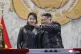 North Korean leader Kim Jong Un attends a parade with his daughter in Pyongyang, North Korea, on February 25, 2026