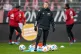 Union Berlin's assistant coach Marie-Louise Eta looks oon before the German Bundesliga soccer match between 1. FC Union Berlin and FC Augsburg in Berlin, Germany, November 25, 2023