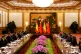 China's President Xi Jinping (third left) and Spain's Prime Minister Pedro Sanchez (third right) attend a meeting at the Great Hall of the People in Beijing, April 14, 2026