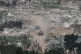 Israeli army vehicles and bulldozers operate in southern Lebanon, as seen from northern Israel, April 15, 2026