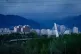Residential buildings and a bridge in northern Tehran, Iran, April 28, 2026