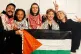 Left to right: Daniel Tatlow-Devally, Zo Hailu, Crow Tricks, Vi Kovarbasic and Leandra Rollo