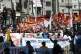 Thousands march to Trafalgar Square in central London, to celebrate workers' achievements at a May Day rally, May 1, 2016