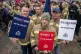 Firefighters from the Fire Brigades Union (FBU) take part in the Cuts Leave Scars rally outside the Scottish Parliament in Edinburgh, calling for an end to cuts imposed on the Scottish Fire and Rescue Service over the last 10 years, October 26, 2023