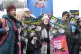 Members of the National Education Union (NEU) hold an 'A Christmas Carol' themed rally outside Rachel Reeves' office in Leeds, December 13, 2024