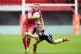 Gloucester-Hartpury's Emma Sing (left) is tackled by Bristol Bears' Millie David during the Allianz Premiership Women's Rugby match at Ashton Gate, Bristol, January 5, 2024