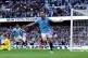 Manchester City's Bernardo Silva celebrates scoring his sides second goal during the Premier League match at the Eastland Stadium, Manchester, May 20, 2025