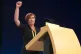 STUC general secretary Roz Foyer delivers a speech during the SNP annual conference at the Event Complex Aberdeen, October 11, 2025