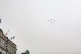A flypast during a ceremony to mark the anniversary of the 1916 Easter Rising at the GPO on O'Connell Street Dublin, April 5, 2026