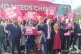 Scottish Labour leader Anas Sarwar and deputy leader Dame Jackie Baillie with party supporters during the launch of the party's battle bus in Glasgow, ahead of the upcoming Holyrood election, April 10, 2026
