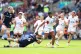 England's Sadia Kabeya gets free from Scotland's Rachel Malcolm during the Guinness Women's Six Nations 2026 match at Murrayfield Stadium, Edinburgh, April 18, 2026