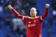 Liverpool's Virgil van Dijk celebrates following the Premier League match at the Hill Dickinson Stadium, Liverpool, April 19, 2026