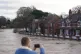 Flooded buildings next to the River Wye in Hereford, after Storm Darragh hit the UK and Ireland, December 8, 2024