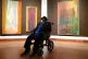 Artist Frank Bowling at the launch of his new exhibition Seeking the Sublime, at the Fitzwilliam Museum in Cambridge, which charts his career from the early 1960s to Yellow Map (2025), a major new painting being shown publicly for the first time. Picture date: Wednesday March 25, 2026