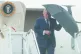 Trump on air force one