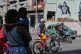 A street scene in Cuba