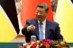 China's President Xi Jinping attend a signing ceremony with Mozambique's President Daniel Chapo, not pictured, at the Great Hall of the People in Beijing, April 21, 2026