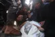 Palestinians mourn over Al-Tanani family members, killed in an Israeli strike, during their funeral at Al-Shifa Hospital in Gaza City, April 25, 2026