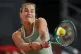 Aryna Sabalenka, of Belarus, returns the ball to Hailey Baptiste, of the United States, during the Madrid Open tennis tournament in Madrid, April 28, 2026