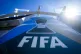 The FIFA logo is displayed on a World Cup countdown timer outside BC Place stadium in Vancouver, British Columbia, May 4, 2026