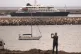 The hantavirus-stricken cruise ship MV Hondius is seen at anchor at the port of Granadilla in Tenerife, Canary Islands, Spain, May 11, 2026