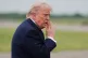 President Donald Trump walks from Marine One to board Air Force One at Morristown Airport, May 22, 2026, in Morristown, N.J.