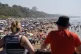 People enjoy the hot weather on Bournemouth beach in Dorset, May 25, 2026