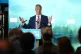 Reform UK leader Nigel Farage speaks to supporters at Chelmsford City Racecourse, Essex, following the 2026 local election results, May 8, 2026