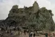Villagers inspect the damage to Beaufort Castle, 10 kilometers (6 miles) northwest of the southern market town of Nabatiyeh, Lebanon, May 24, 2000