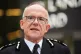 Metropolitan Police Commissioner Sir Mark Rowley speaking outside New Scotland Yard in London, October 15, 2025