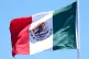 General view of the flag of Mexico