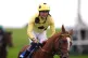 Zeus Olympios ridden by Clifford Lee on their way to winning the Boyle Sports Daily Racing Rewards Joel Stakes during Cambridgeshire Friday at Newmarket Racecourse, September 26, 2025