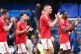 Nottingham Forest players applaud the fans following victory in the Premier League match at Stamford Bridge, London. Picture date: Monday May 4, 2026