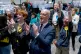 First Minister and SNP leader John Swinney with party supporters, at the election count for the 2026 Holyrood elections, at Dewars Centre in Perth, May 8, 2026