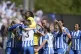 Brighton and Hove Albion's Nadine Noordam celebrates with her teammates after scoring her side's third goal during the Barclays Women's Super League match at the BrewDog Stadium, Merseyside, May 10, 2026