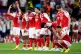 Arsenal's players react during the penalty shoot out during the UEFA Champions League Final at the Puskas Arena, Budapest, May 30, 2026