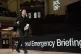CALL TO ACTION: Chris Packham after speaking during an ‘emergency climate change summit’ at Westminster Central Hall, London