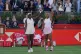 Serena Williams of the United States, celebrates with playing partner Victoria Mboko of Canada after defeating Nicole Melichar-Martinez of Canada and Erin Routliffe of New Zealand at the Queen's Club tennis championships in London