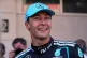 Mercedes driver George Russell of Britain celebrates his pole position after qualifying session for the Spain F1 Grand Prix at the Barcelona Catalunya racetrack in Montmelo, near Barcelona, Spain, June 13, 2026